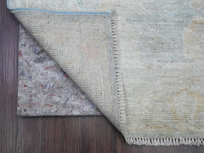 Oushak Oushak hand-knotted wool runner in Gray, 3'1" x 15'6" — SKU O089928 (view 2)
