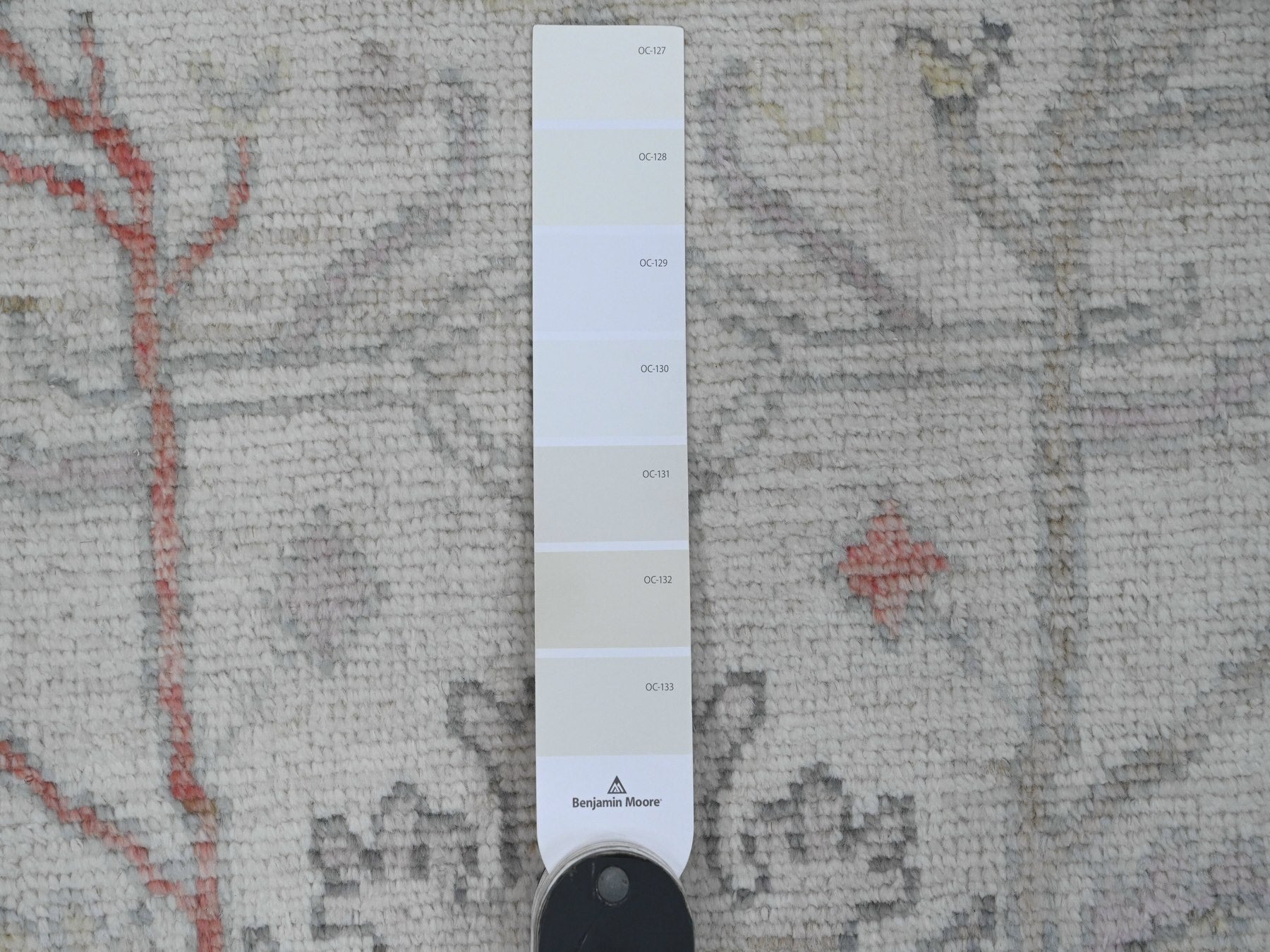 Oushak Oushak hand-knotted wool runner in Ivory, 3' x 22'5" — SKU O089944 (view 3)