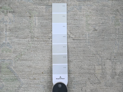 Oushak Oushak hand-knotted wool runner in Gray, 2'9" x 9'7" — SKU O089946 (view 3)