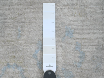 Oushak Oushak hand-knotted wool runner in Ivory, 2'7" x 9'10" — SKU O089957 (view 3)