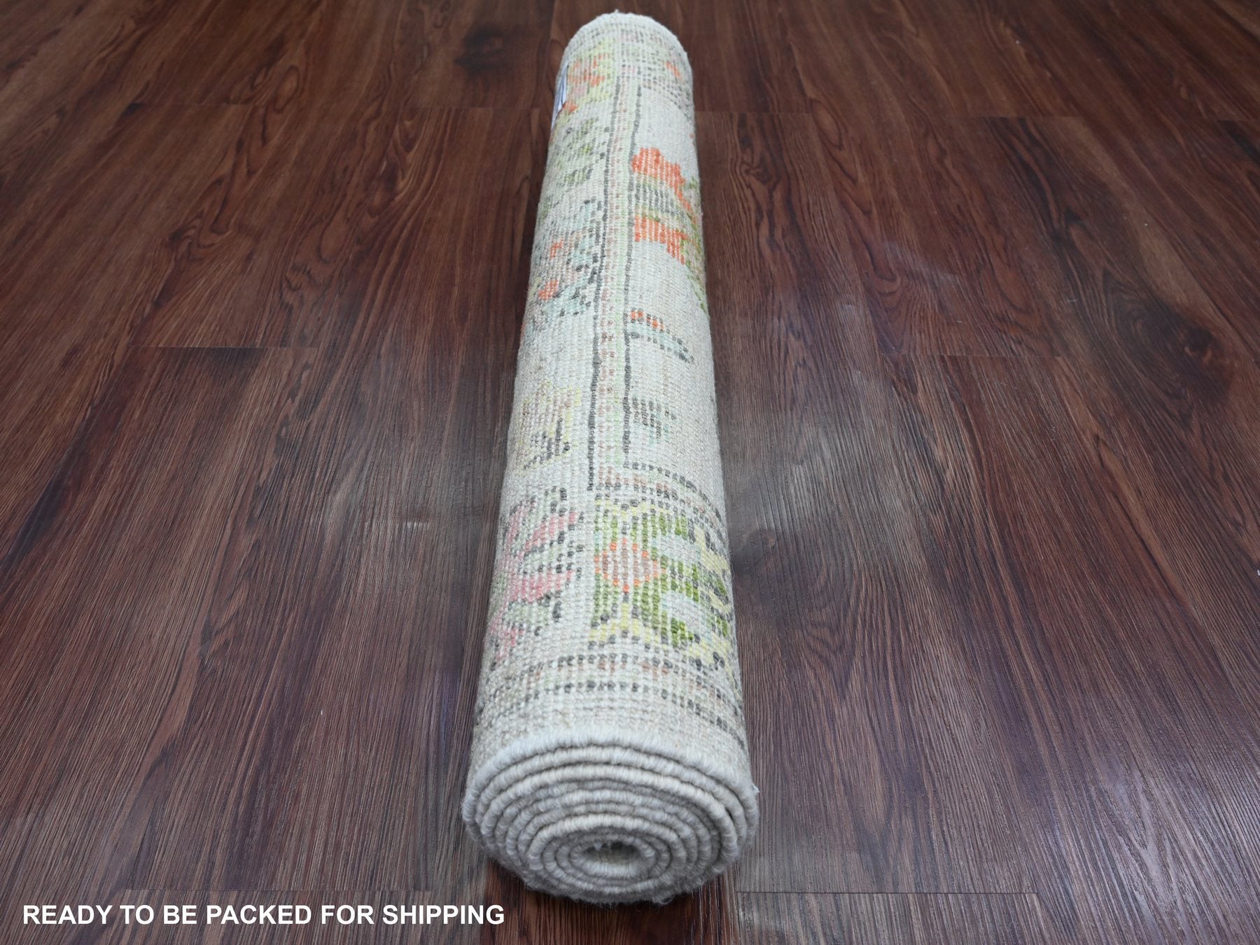 Oushak Oushak hand-knotted wool runner in Gray, 2'9" x 7'11" — SKU O089963 (view 4)