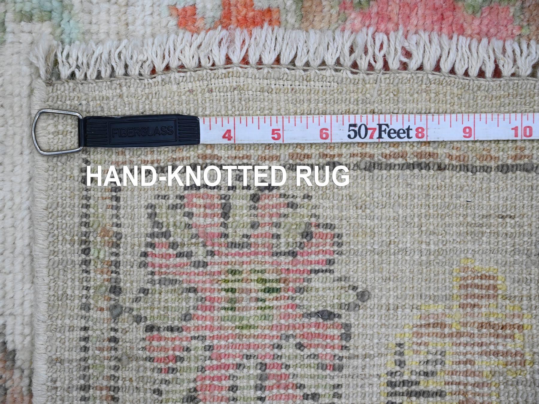 Oushak Oushak hand-knotted wool runner in Gray, 2'9" x 7'11" — SKU O089963 (view 6)