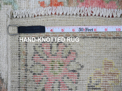 Oushak Oushak hand-knotted wool runner in Gray, 2'9" x 7'11" — SKU O089963 (view 6)