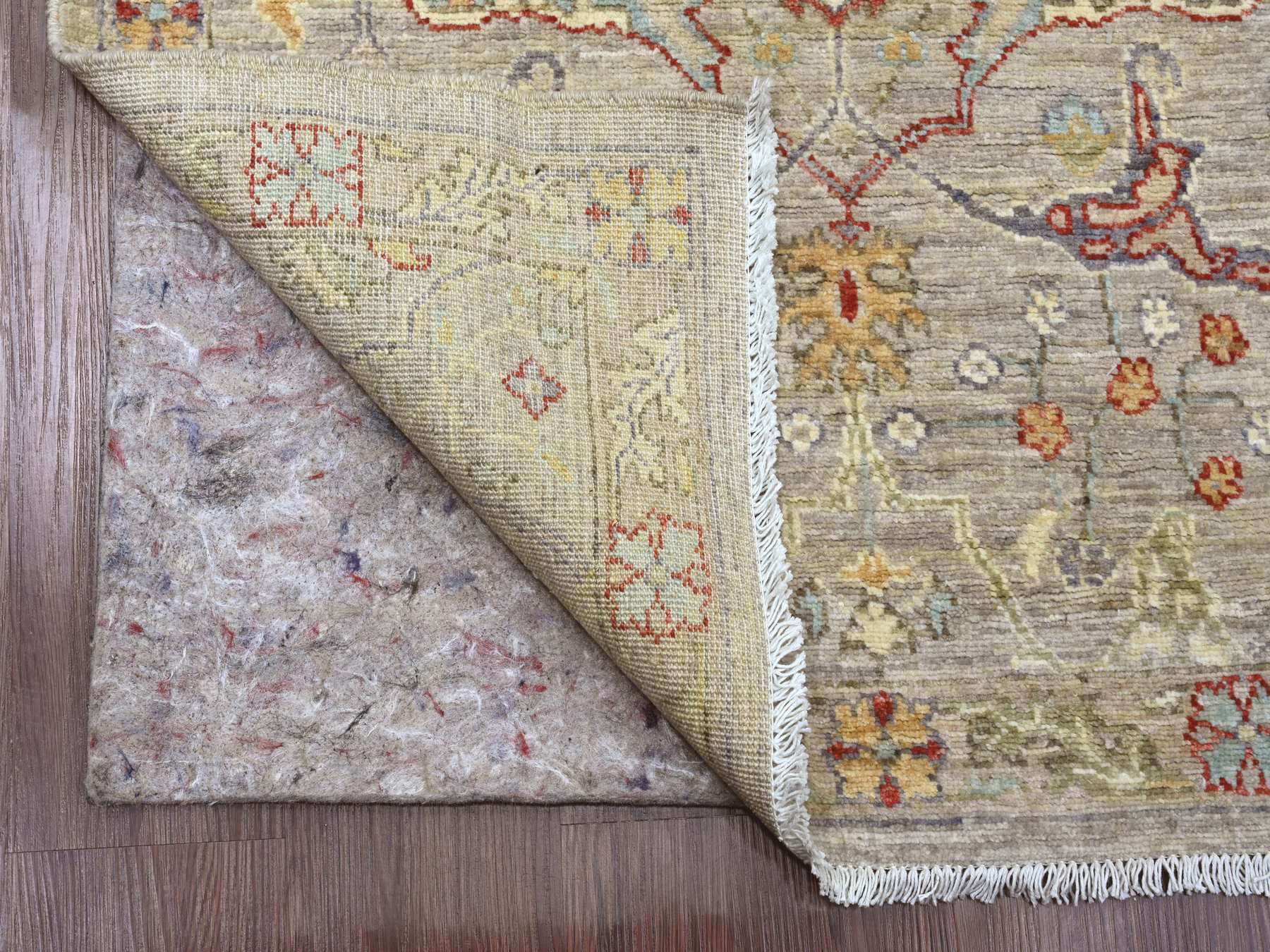Peshawar Oushak hand-knotted wool runner in Brown, 2'11" x 11'8", SKU O089990 (view 2)