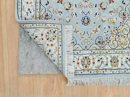 Blue 2'9" x 8'4" Fine Oriental Hand knotted Wool Rug - Sku: O090030