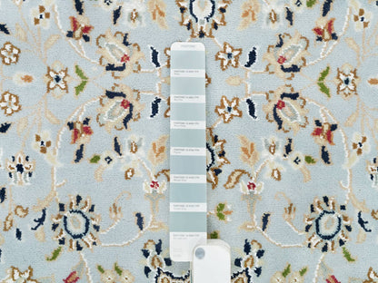 Blue 2'9" x 8'4" Fine Oriental Hand knotted Wool Rug - Sku: O090030