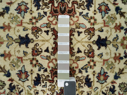 Beige 2'8" x 12'3" Heriz Hand knotted Wool Rug - Sku: O090084
