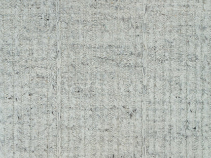 Flat-Weave hand-knotted wool rug in Gray, 12' x 14'10" — SKU O090120 (view 8)