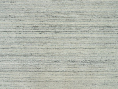 Modern / Contemporary hand-knotted wool rug in Ivory, 9'1" x 11'11" — SKU O090126 (view 8)