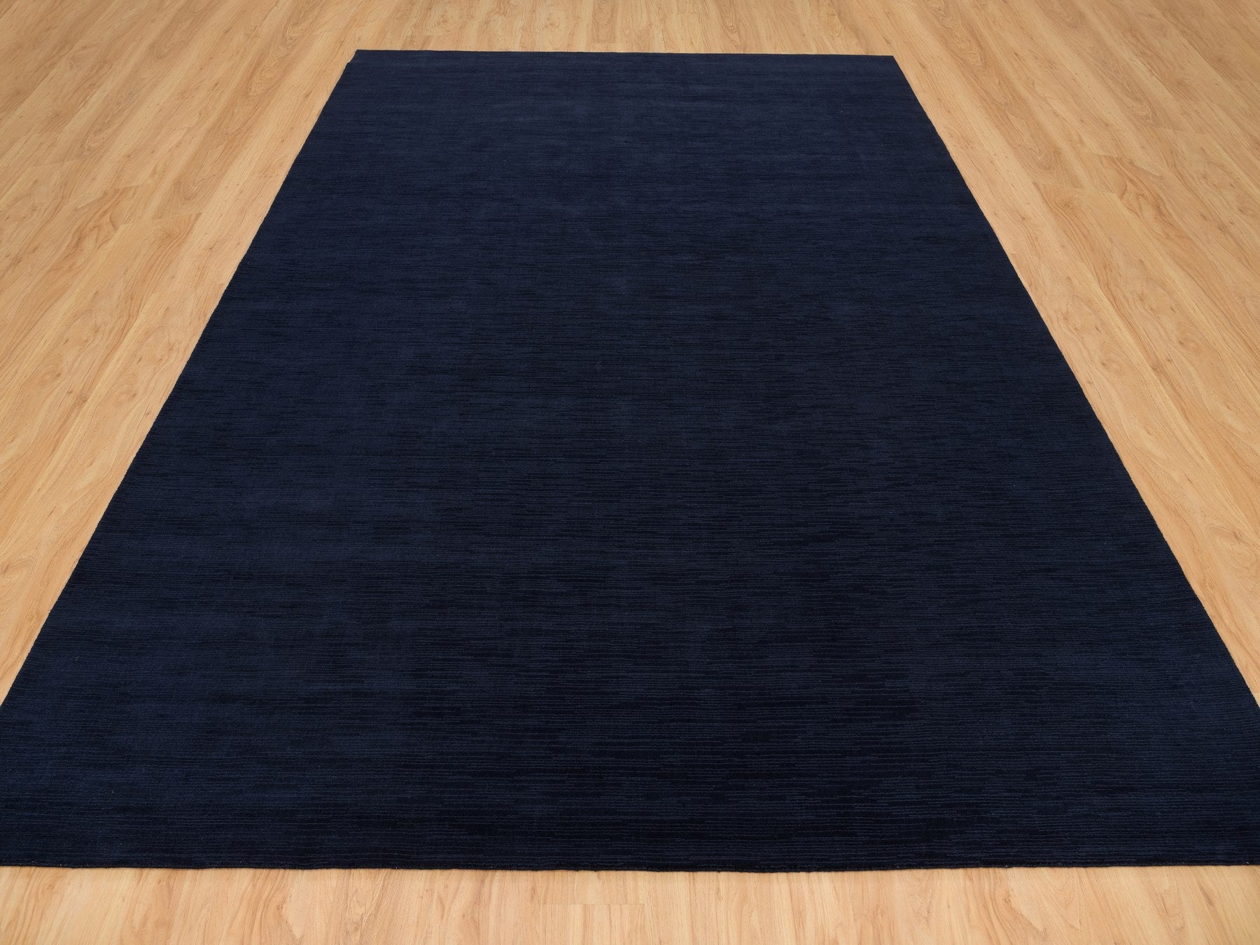 Modern / Contemporary hand-knotted wool/plant based silk rug in Blue, 9' x 12' — SKU O090153 (view 2)