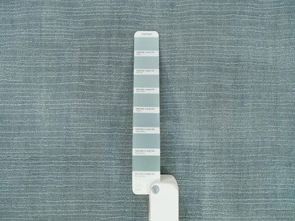 Modern / Contemporary hand-knotted wool/plant based silk rug in Gray, 9' x 11'10" — SKU O090154 (view 7)