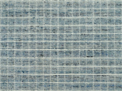 Blue 9'1" x 11'10" Modern and Contemporary Handloom Wool Rug - Sku: O090192