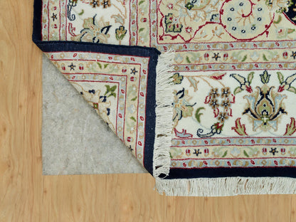 Blue 7'11" x 10'1" Fine Oriental Hand knotted Wool Rug - Sku: O090320