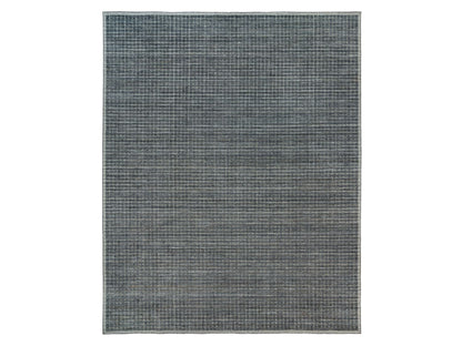 Modern / Contemporary hand-knotted wool rug in Gray, 11'11" x 14'9" — SKU O090345