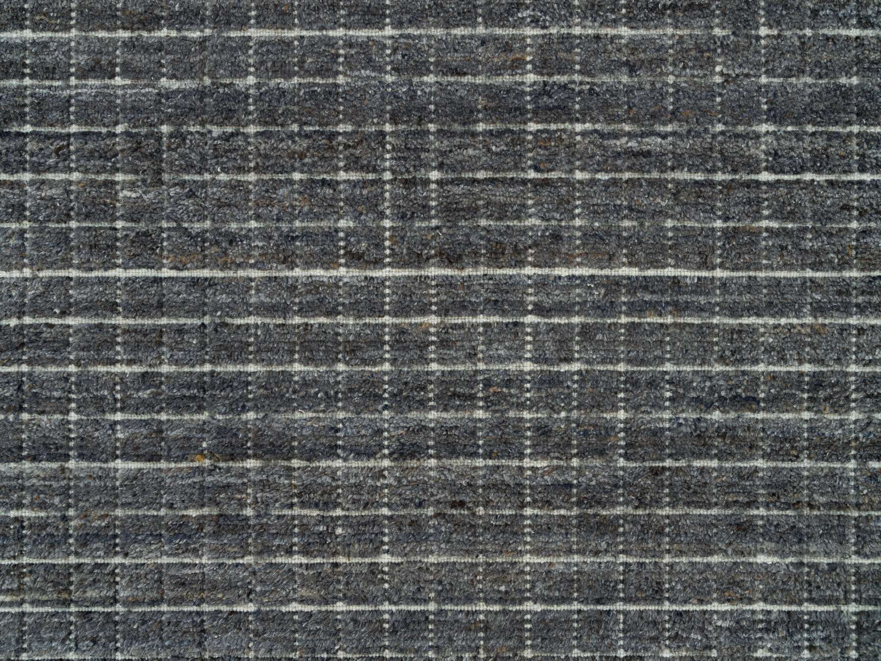 Modern / Contemporary hand-knotted wool rug in Gray, 11'11" x 14'9" — SKU O090345 (view 8)