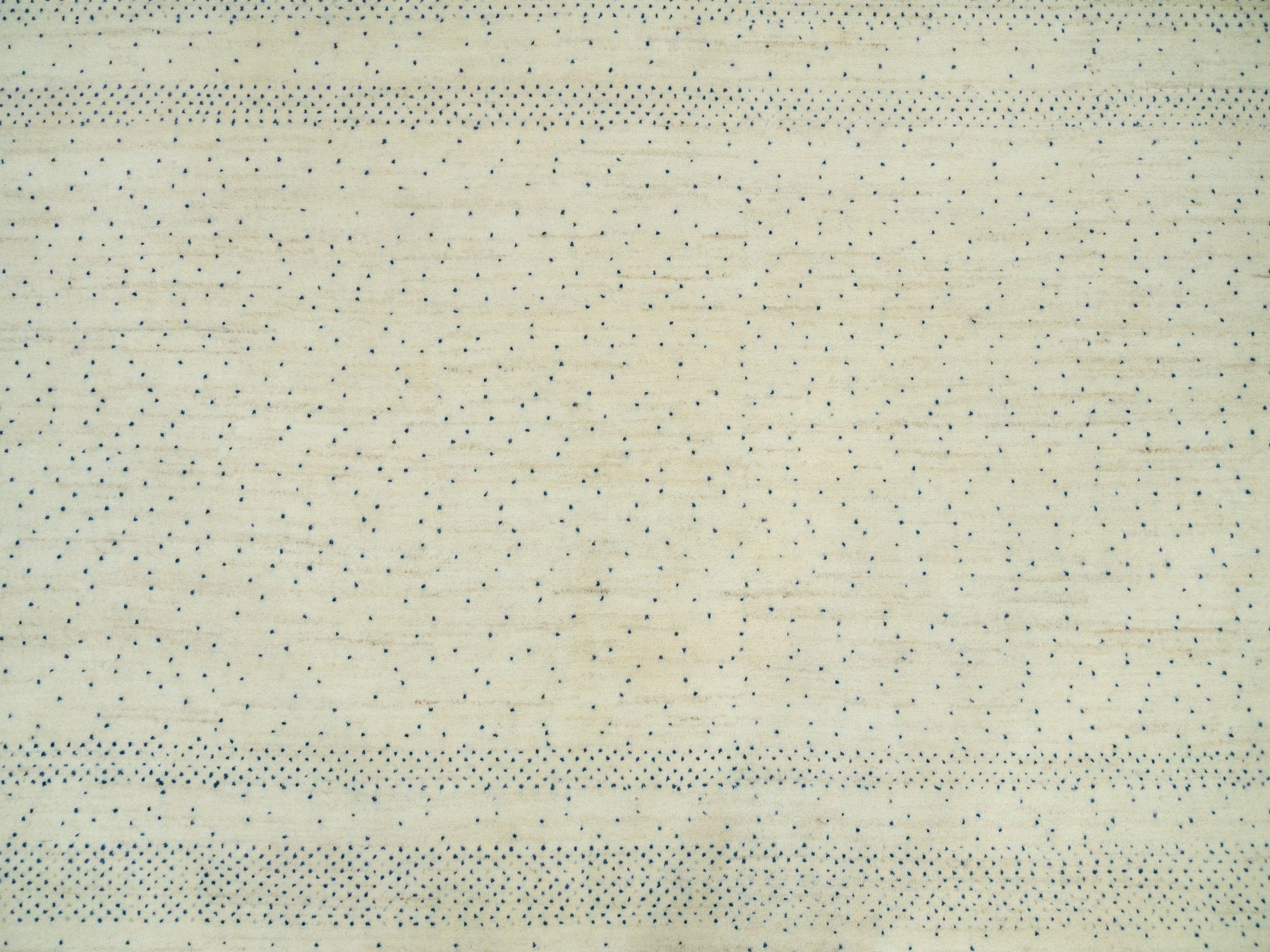 Gabbeh Modern / Contemporary hand-knotted wool rug in Ivory, 8'11" x 12'1" — SKU O090385 (view 8)