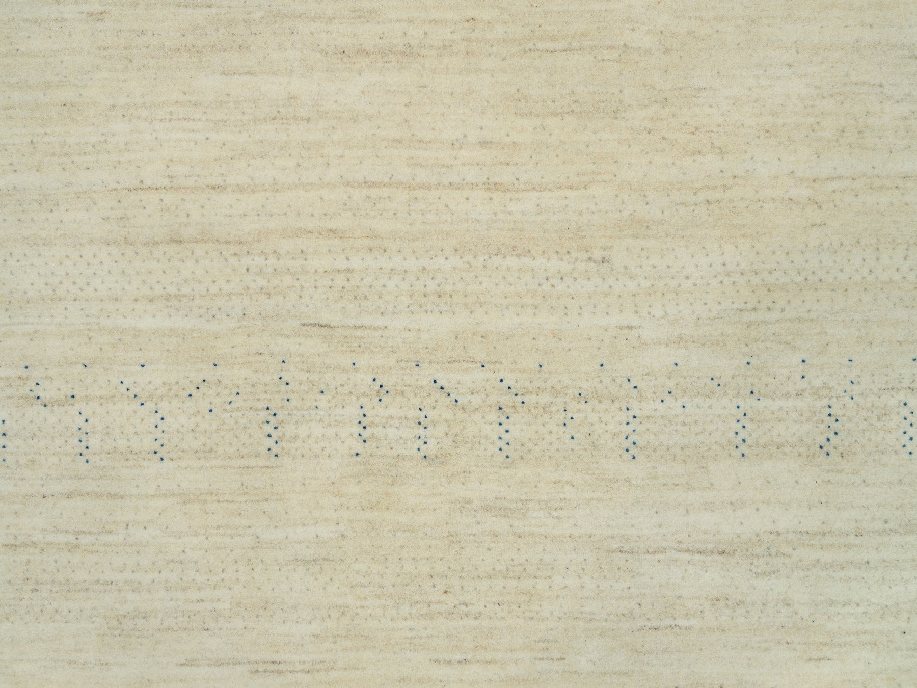 Gabbeh Modern / Contemporary hand-knotted wool rug in Ivory, 9'8" x 14' — SKU O090388 (view 8)