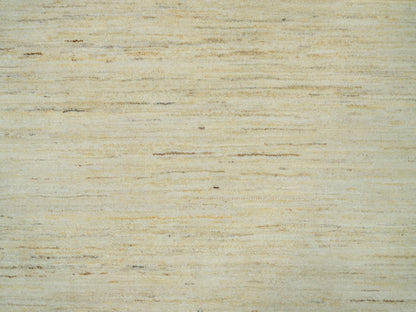 Gabbeh Modern / Contemporary hand-knotted wool rug in Ivory, 6' x 9' — SKU O090392 (view 8)
