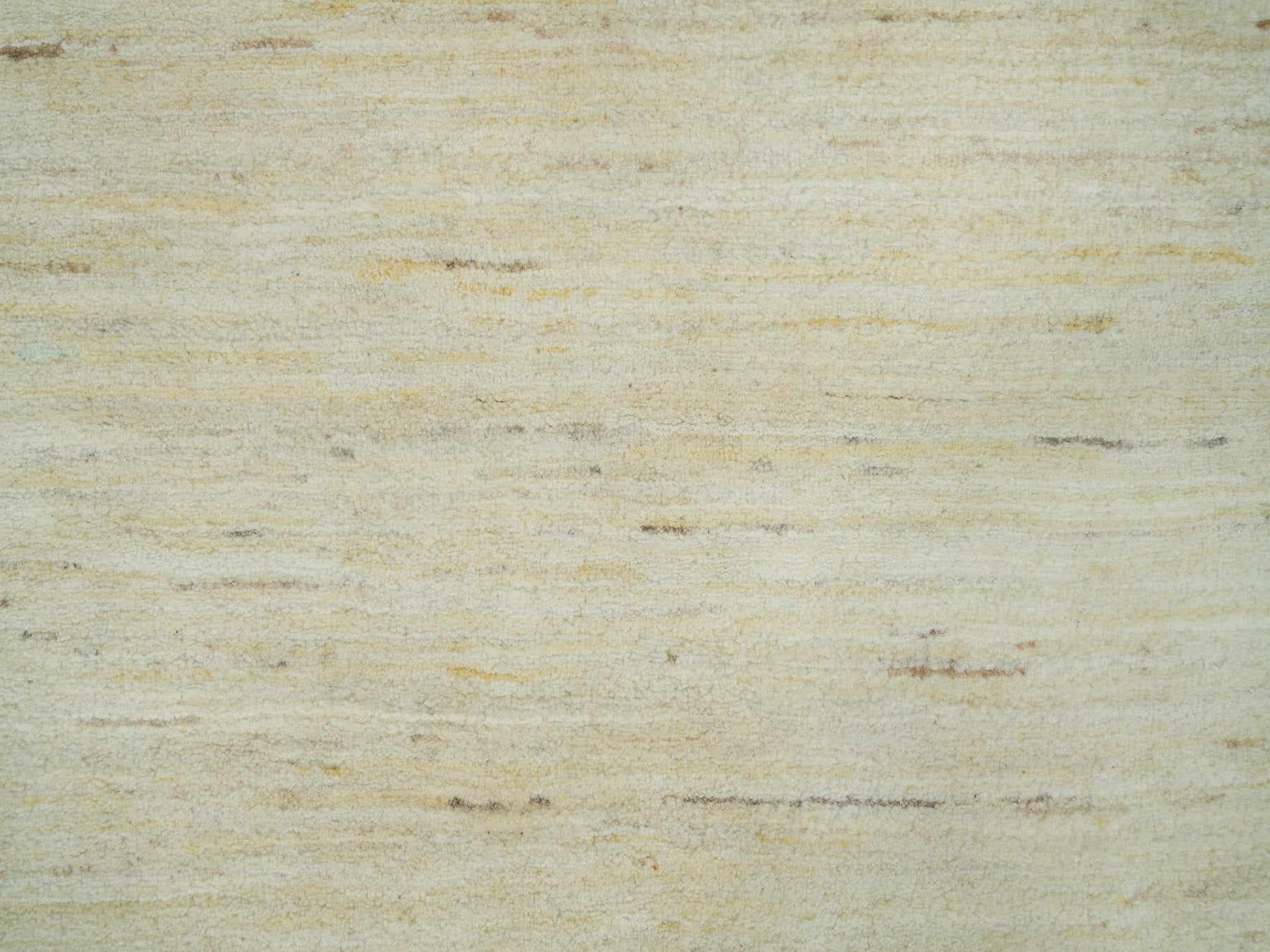 Gabbeh Modern / Contemporary hand-knotted wool runner in Ivory, 2'7" x 10' — SKU O090401 (view 5)