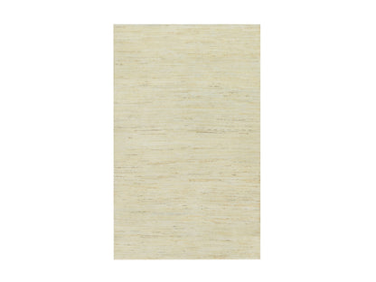 Gabbeh Modern / Contemporary hand-knotted wool rug in Ivory, 3' x 5' — SKU O090404