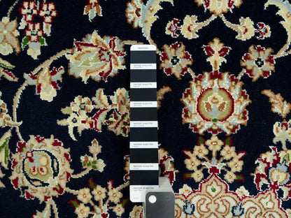 Nain Traditional hand-knotted wool rug in Blue, 5'0" x 6'11", SKU O090493