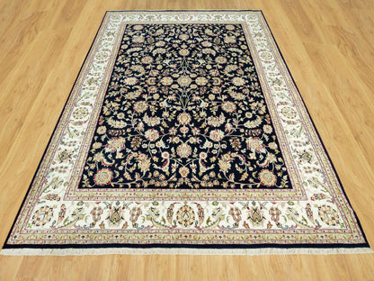 Nain Traditional hand-knotted wool rug in Blue, 8'0" x 10'3", SKU O090498