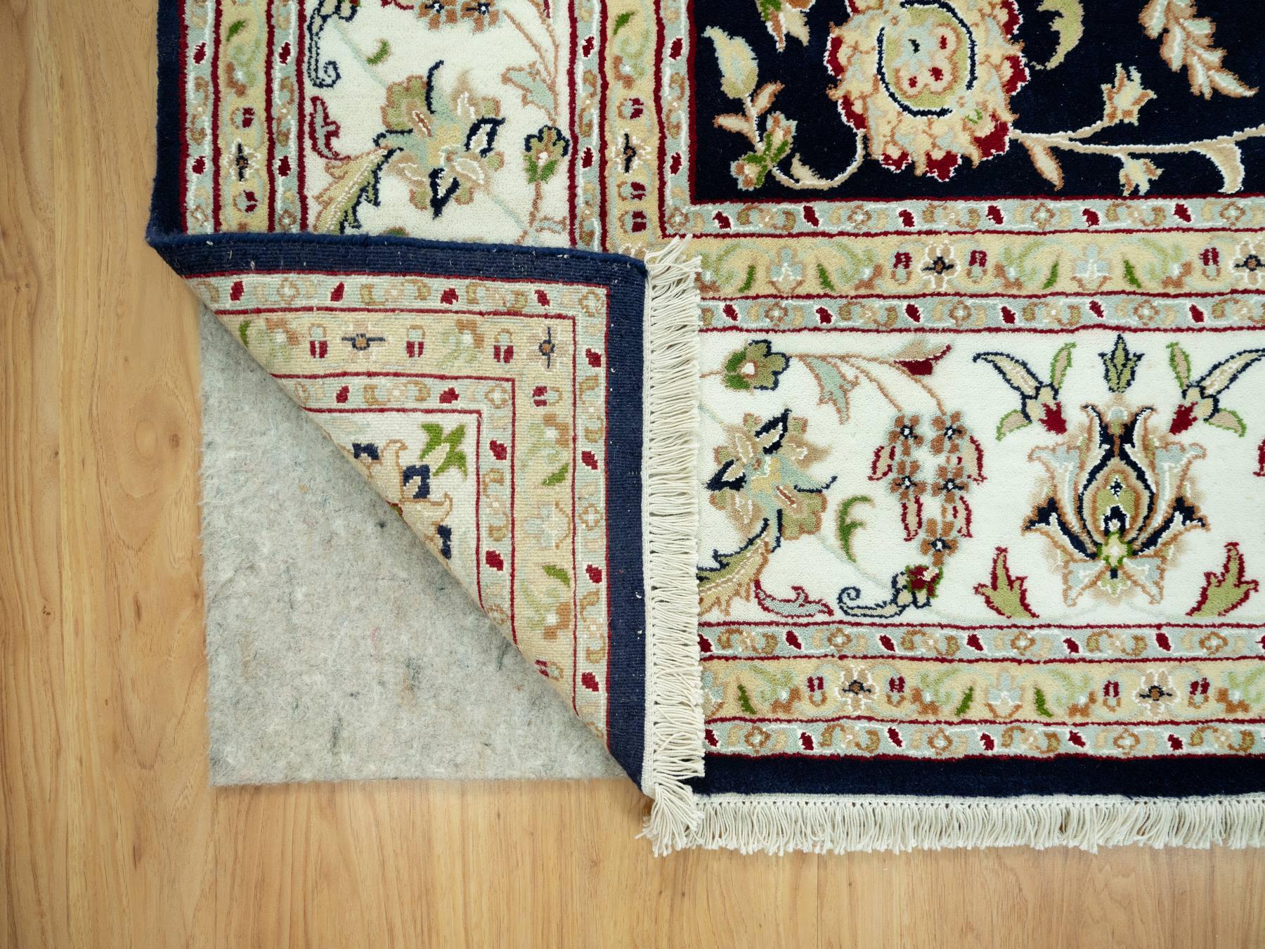 Nain Traditional hand-knotted wool rug in Blue, 8'0" x 10'3", SKU O090498