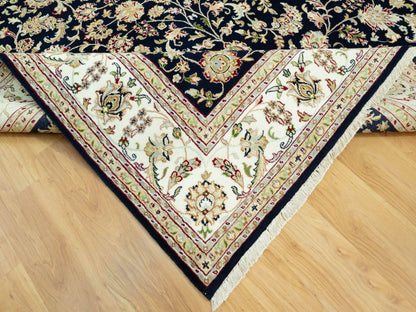 Nain Traditional hand-knotted wool rug in Blue, 8'0" x 10'3", SKU O090498