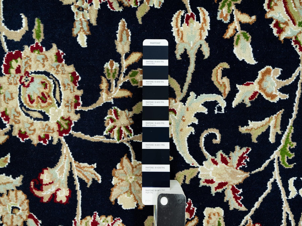 Nain Traditional hand-knotted wool rug in Blue, 8'0" x 10'3", SKU O090498