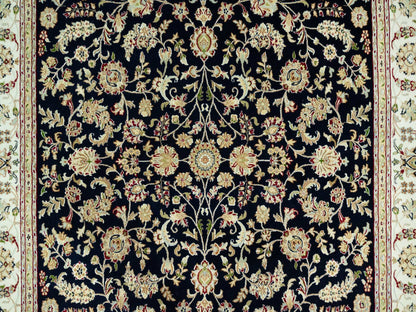Nain Traditional hand-knotted wool rug in Blue, 8'0" x 10'3", SKU O090498