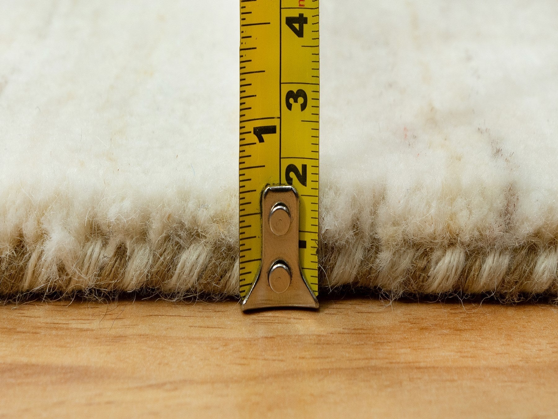 Gabbeh Modern / Contemporary hand-knotted wool runner in Ivory, 2'5" x 6'1", SKU O090556