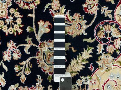 Nain Traditional hand-knotted wool rug in Blue, 6'7" x 6'7", SKU O090593