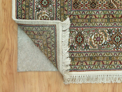 Ivory 8'10" x 12'3" Fine Oriental Hand knotted Wool Rug - Sku: O090605