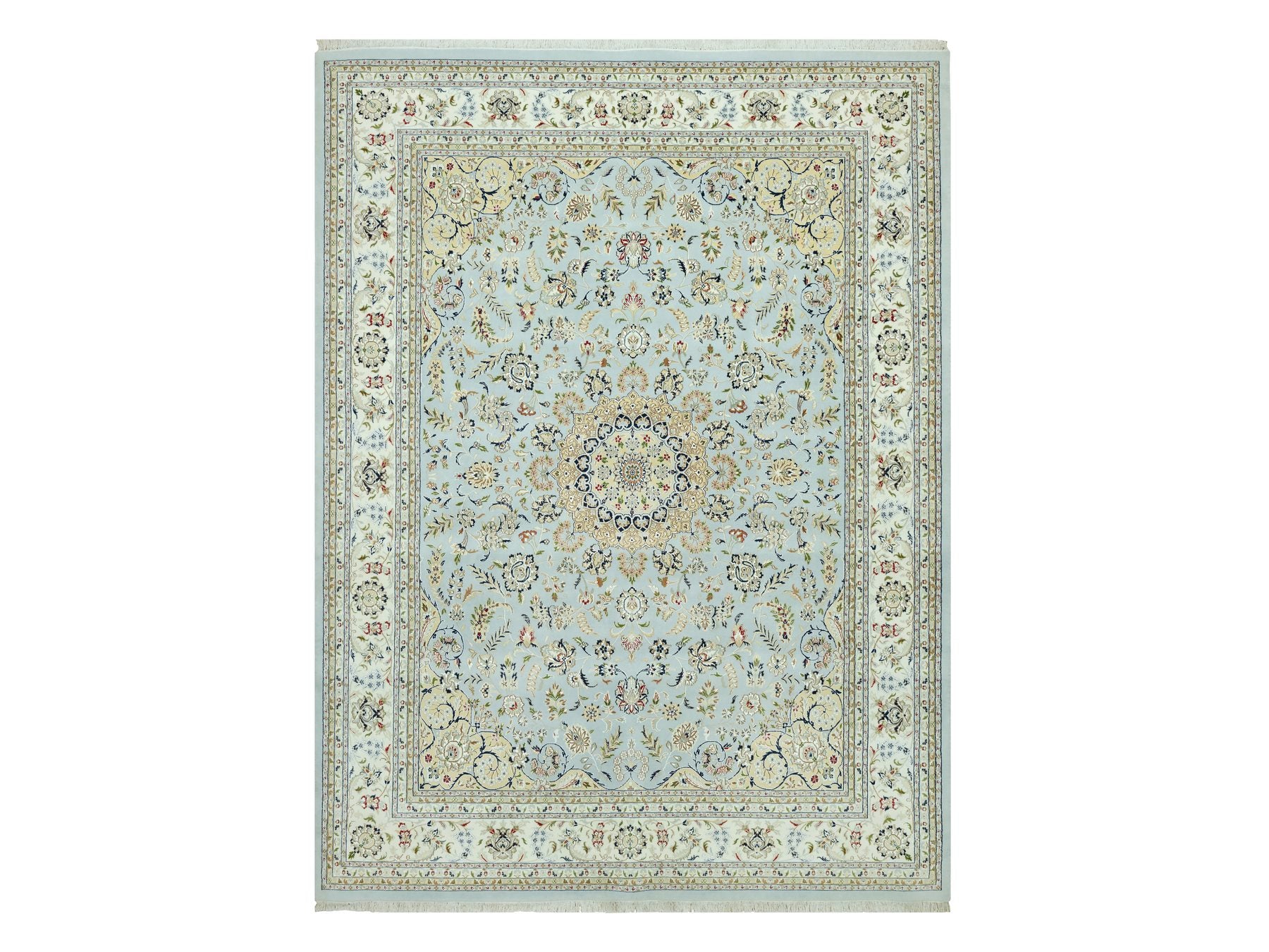Nain Traditional hand-knotted wool rug in Blue, 11'6" x 15'6", SKU O090608