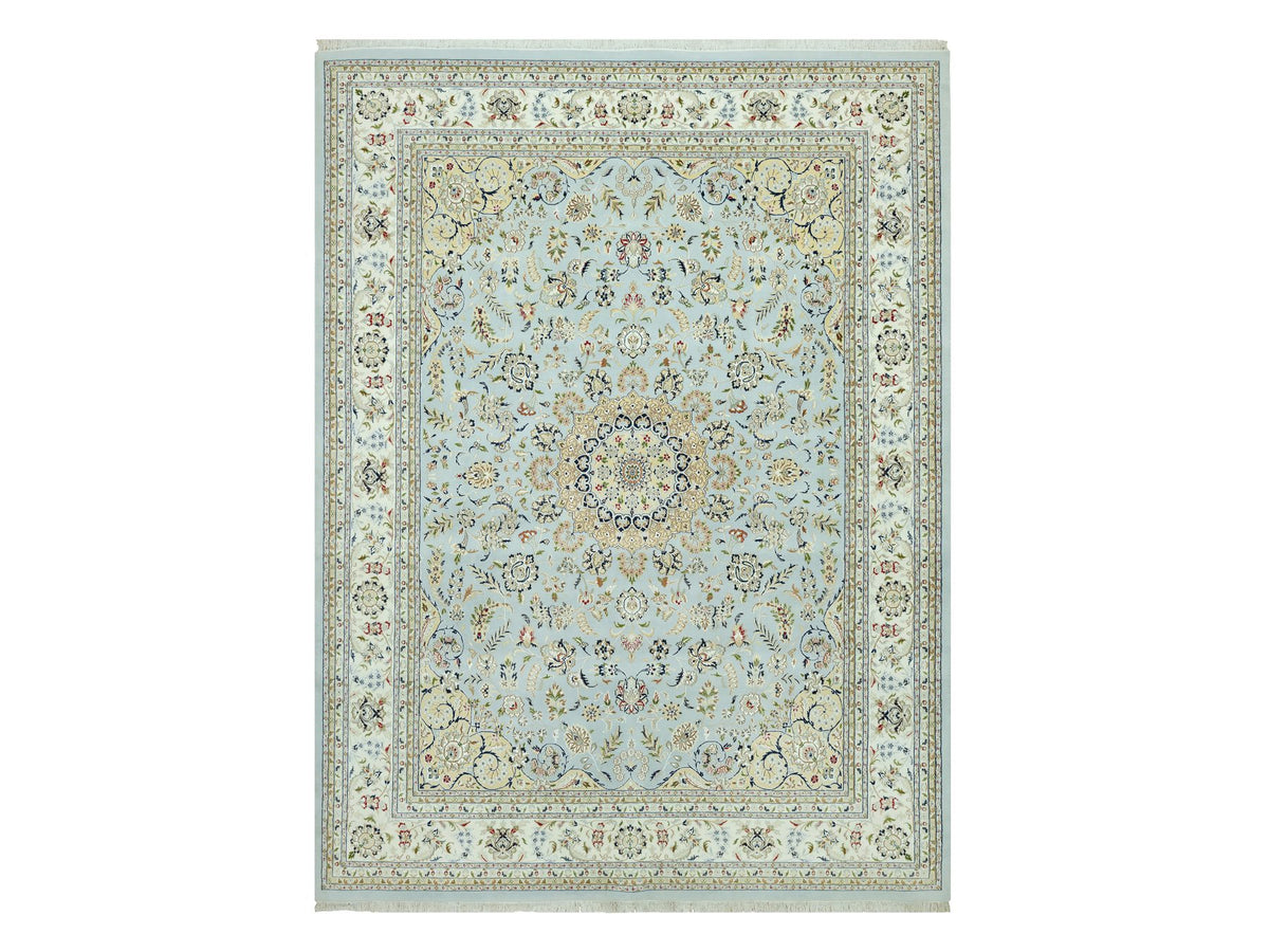 Nain Traditional hand-knotted wool rug in Blue, 11'6" x 15'6", SKU O090608