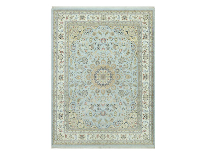Nain Traditional hand-knotted wool rug in Blue, 11'6" x 15'6", SKU O090608
