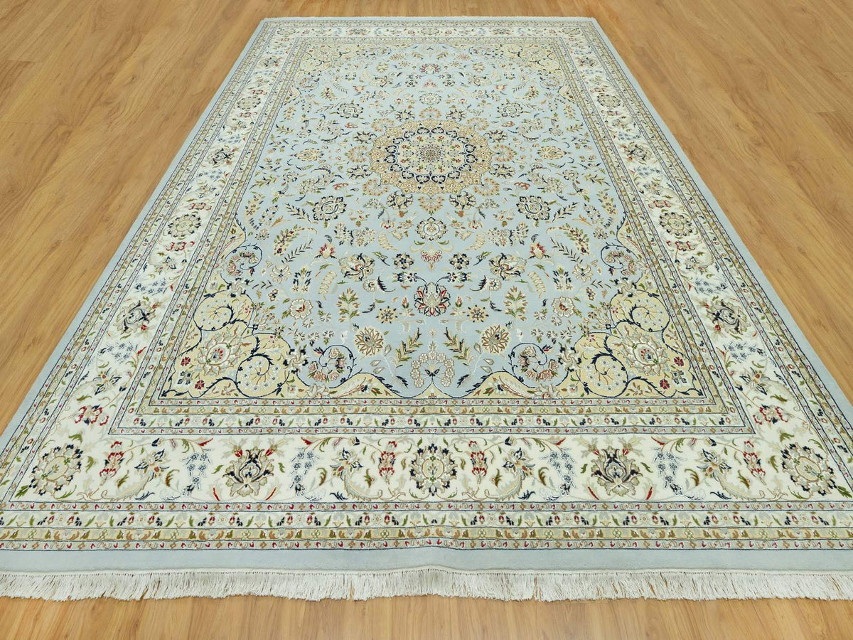 Nain Traditional hand-knotted wool rug in Blue, 11'6" x 15'6", SKU O090608