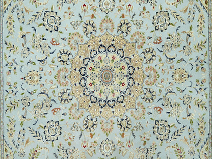 Nain Traditional hand-knotted wool rug in Blue, 11'6" x 15'6", SKU O090608