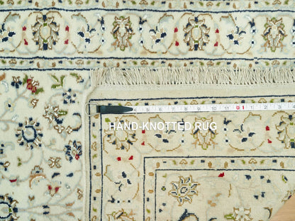 Ivory 2'9" x 20'0" Fine Oriental Hand knotted Wool Rug - Sku: O090613