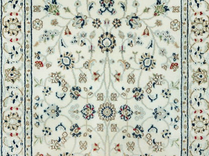 Ivory 2'10" x 19'10" Fine Oriental Hand knotted Wool Rug - Sku: O090614