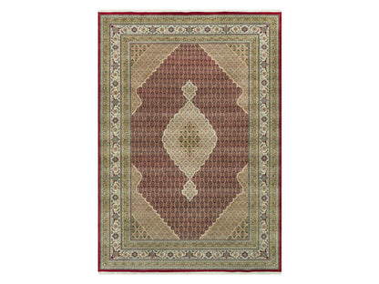Red 10'0" x 14'3" Traditional Hand knotted Wool Rug - Sku: O090623