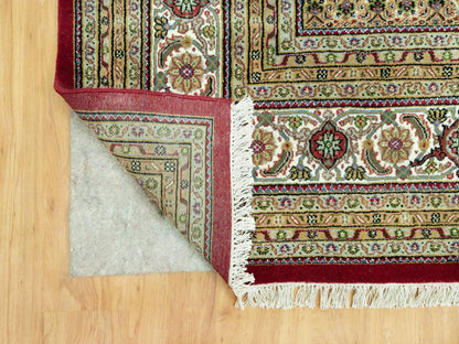 Red 10'0" x 14'3" Traditional Hand knotted Wool Rug - Sku: O090623