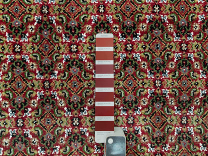 Red 10'0" x 14'3" Traditional Hand knotted Wool Rug - Sku: O090623