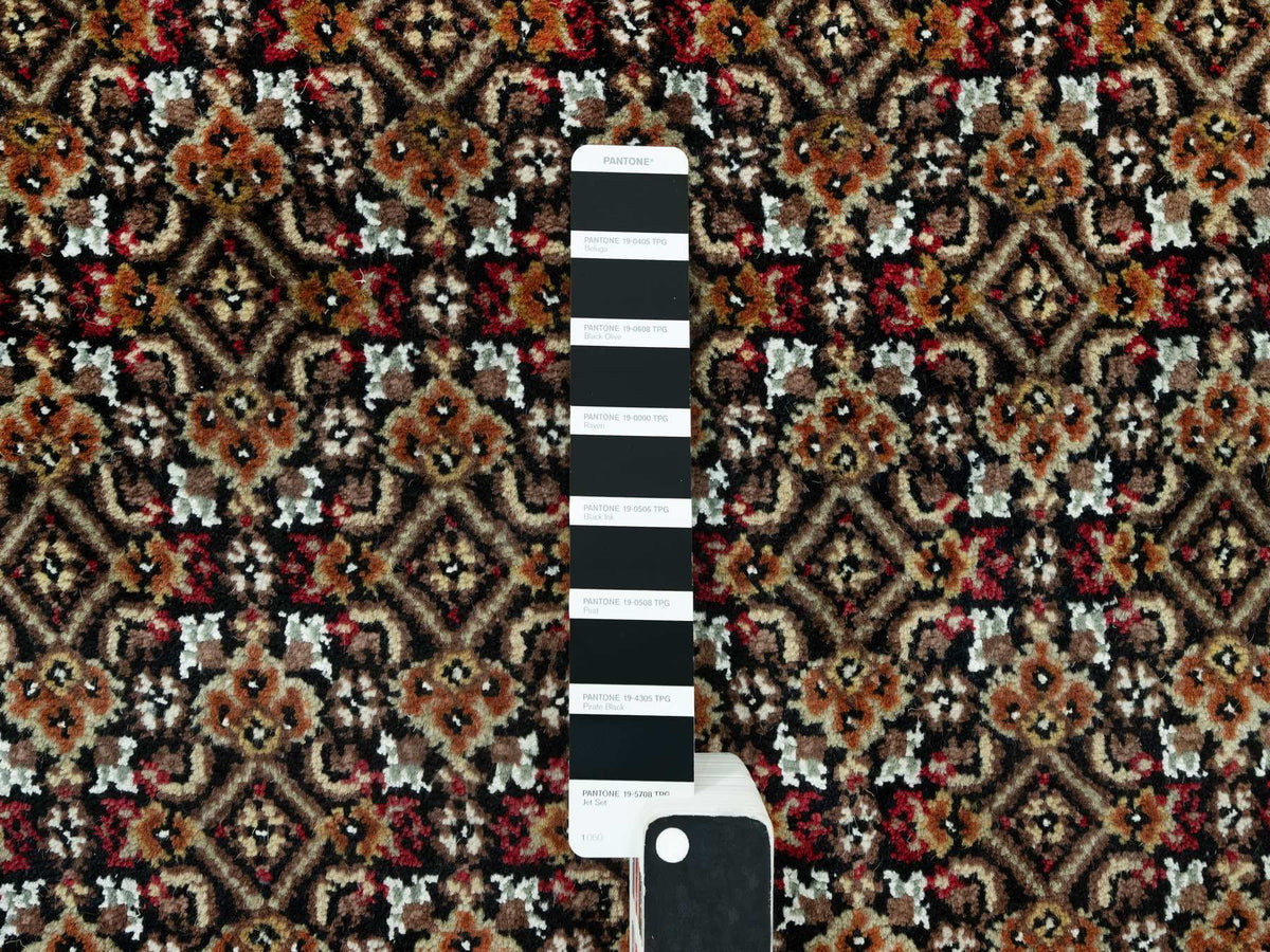 Tabriz Traditional hand-knotted wool rug in Black, 9'8" x 14'2", SKU O090624