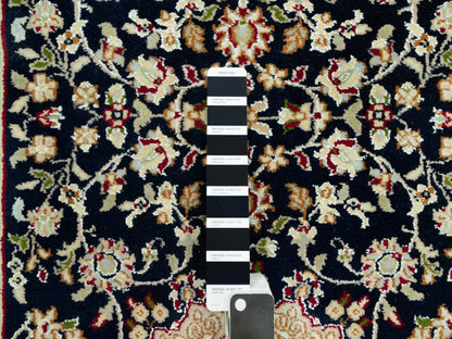 Nain Traditional hand-knotted wool runner in Blue, 2'5" x 20'1", SKU O090627