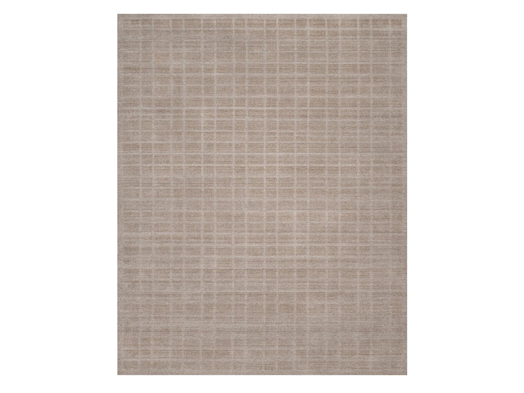 Modern / Contemporary hand-knotted wool rug in Brown, 8'2" x 9'10", SKU O090703