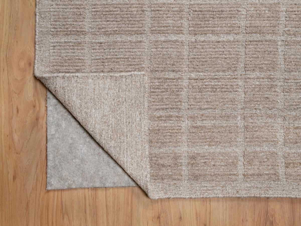 Modern / Contemporary hand-knotted wool rug in Brown, 8'2" x 9'10", SKU O090703