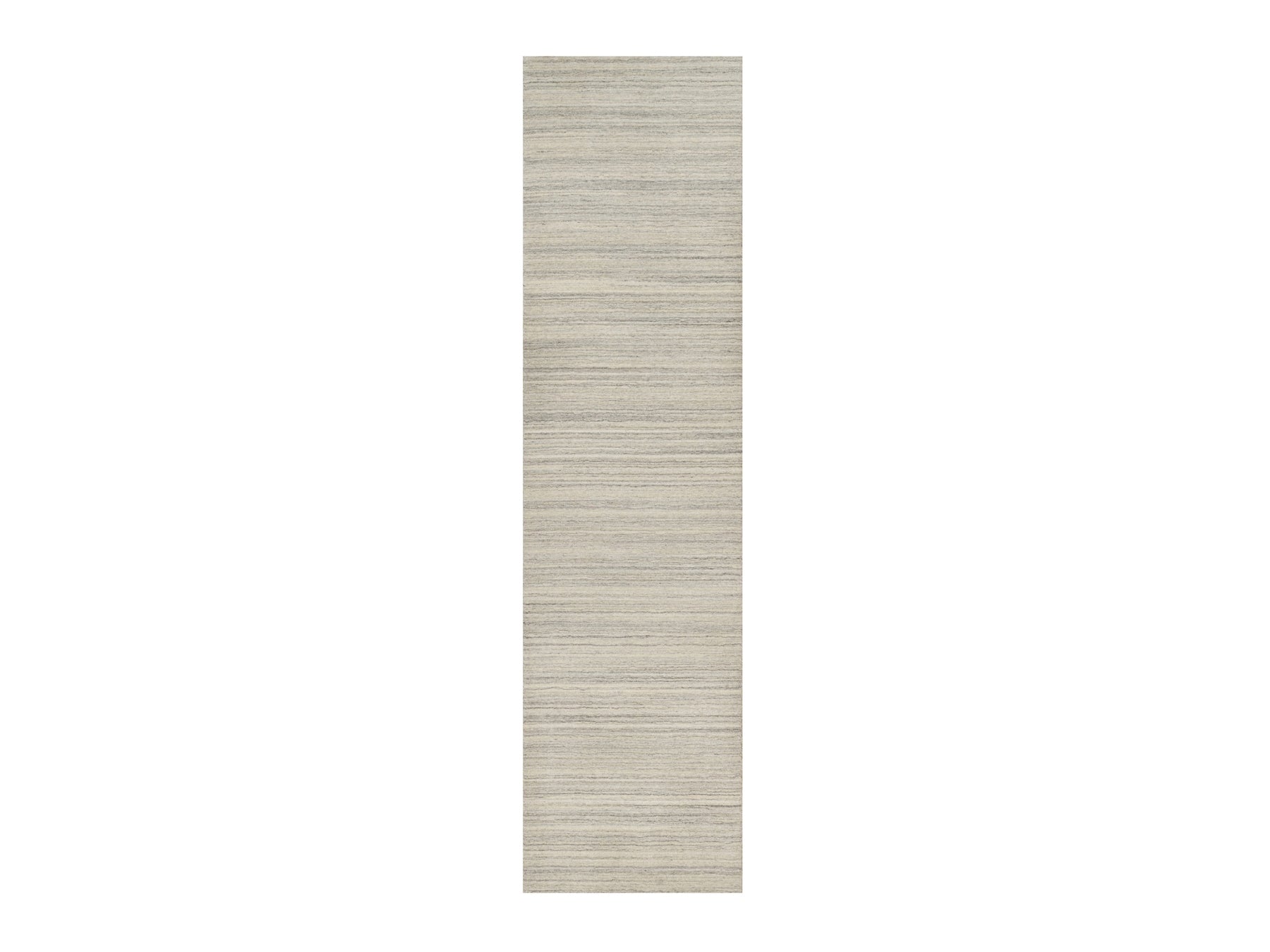 Modern / Contemporary hand-knotted wool runner in Brown, 2'7" x 10'0", SKU O090716