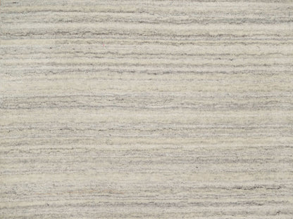 Modern / Contemporary hand-knotted wool runner in Brown, 2'7" x 10'0", SKU O090716