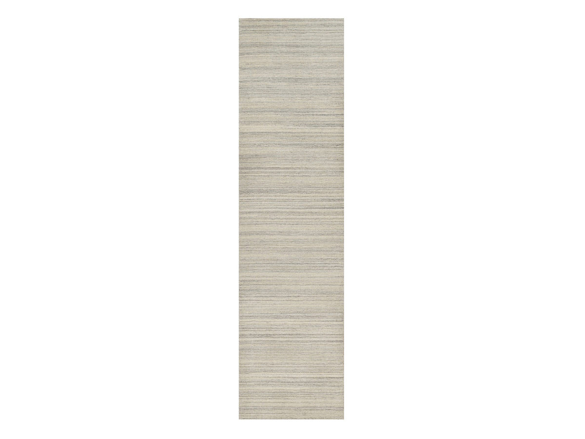 Modern / Contemporary hand-knotted wool runner in Beige, 2'6" x 10'0", SKU O090717
